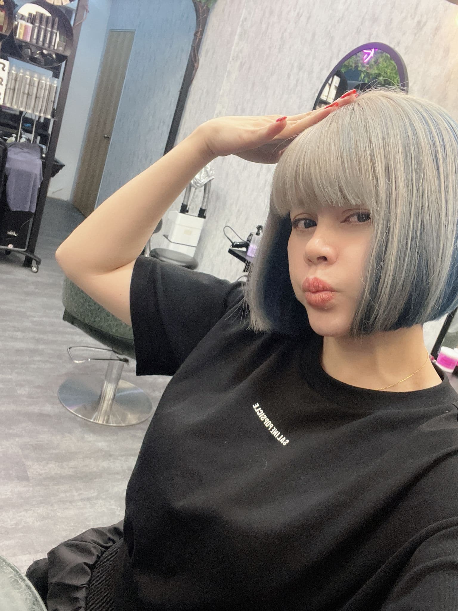 Silver & Blue