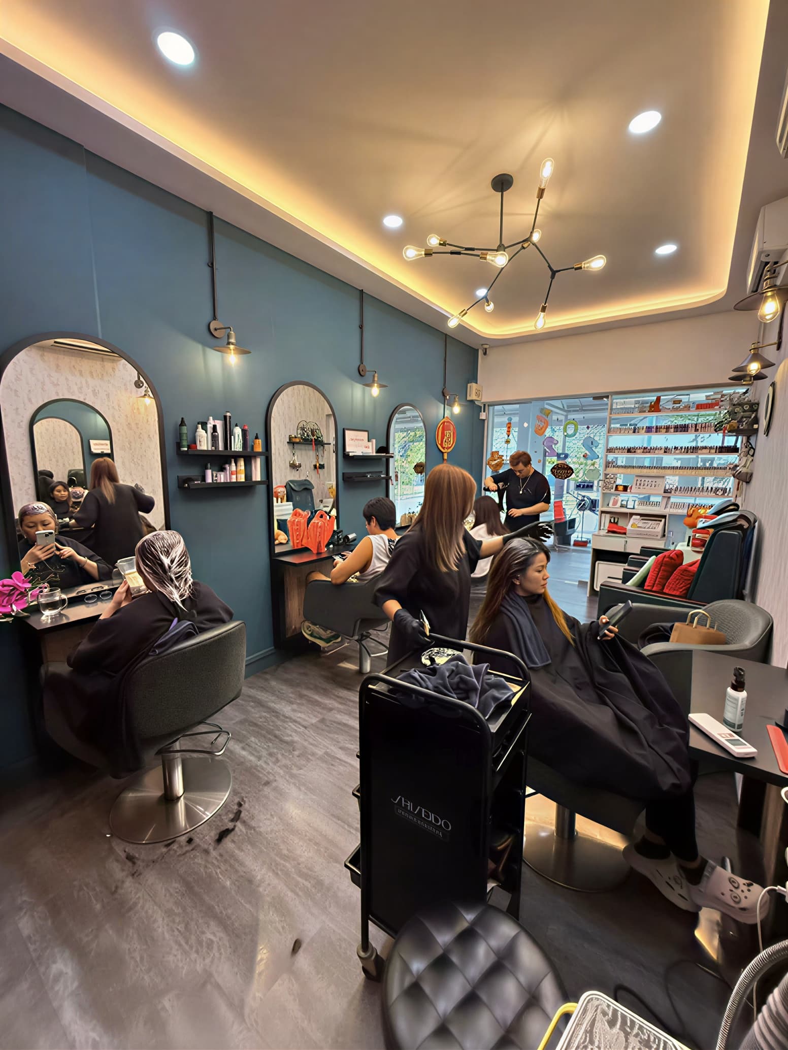 Eshco Hair Studio — busy day with clients